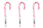 Bastoncino di zucchero Candy Canes a strisce rosa e bianco 14GR 1 PEZZO - Dolci pensieri gift