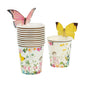 Bicchieri Party Fate con Decorazione Farfalla in carta confezione 12 pezzi - Dolci pensieri gift