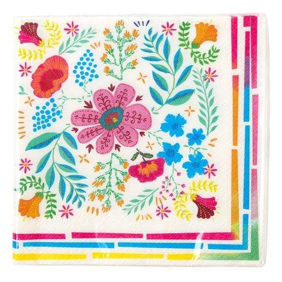 Boho chic - Tovaglioli in carta floreali, confezione da 20 pezzi - Dolci pensieri gift