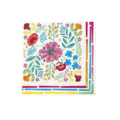 Boho chic - Tovaglioli in carta floreali, confezione da 20 pezzi - Dolci pensieri gift