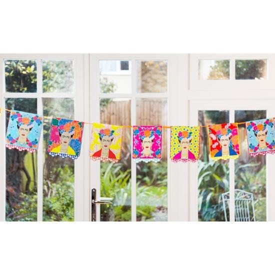 Boho Frida - Ghirlanda Kahlo, Festoni in carta 3 m - Dolci pensieri gift