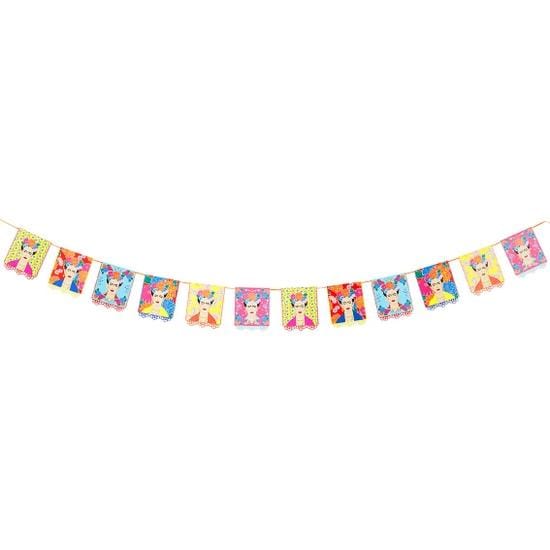 Boho Frida - Ghirlanda Kahlo, Festoni in carta 3 m - Dolci pensieri gift