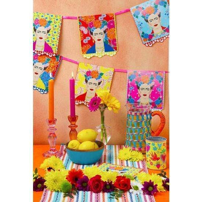 Boho Frida - Ghirlanda Kahlo, Festoni in carta 3 m - Dolci pensieri gift