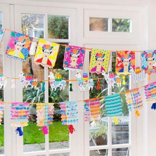 Boho Frida - Ghirlanda Kahlo, Festoni in carta 3 m - Dolci pensieri gift