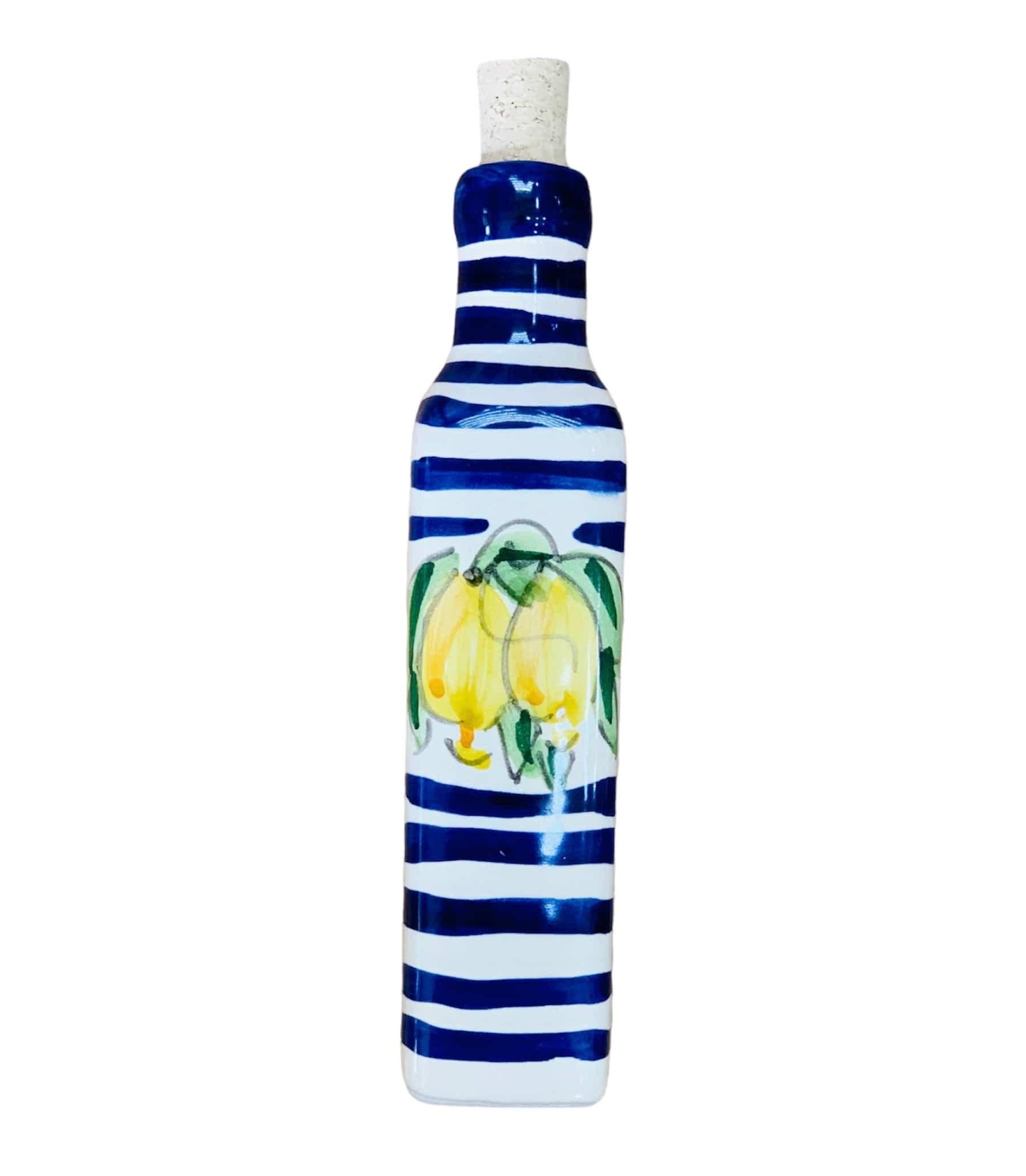 Bottiglia AMALFI in Ceramica Vietrese 20 cm DIPINTA A MANO - Dolci pensieri gift