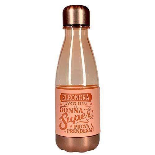 Bottiglia Termica ELEONORA rosa Borraccia Thermos in plastica 350 ml - Dolci pensieri gift