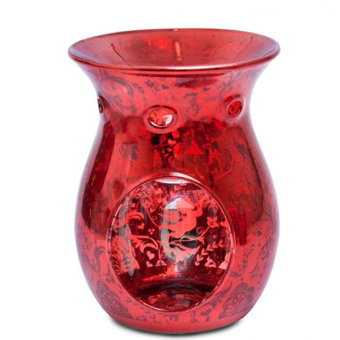 BRUCIATORE ESSENZE ROSSO 10 cm x 14.5 cm - Dolci pensieri gift
