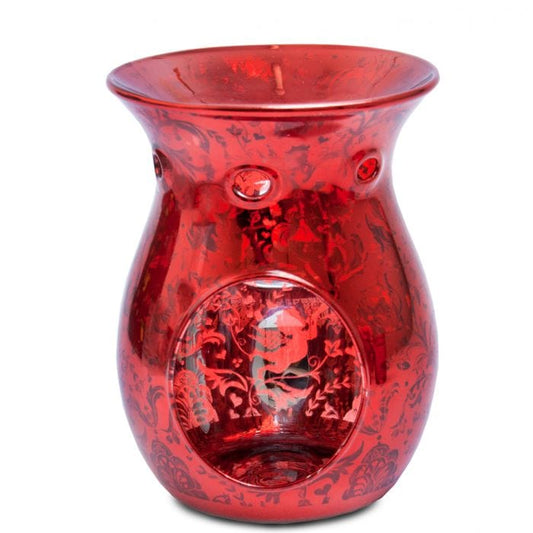BRUCIATORE ESSENZE ROSSO 10 cm x 14.5 cm - Dolci pensieri gift