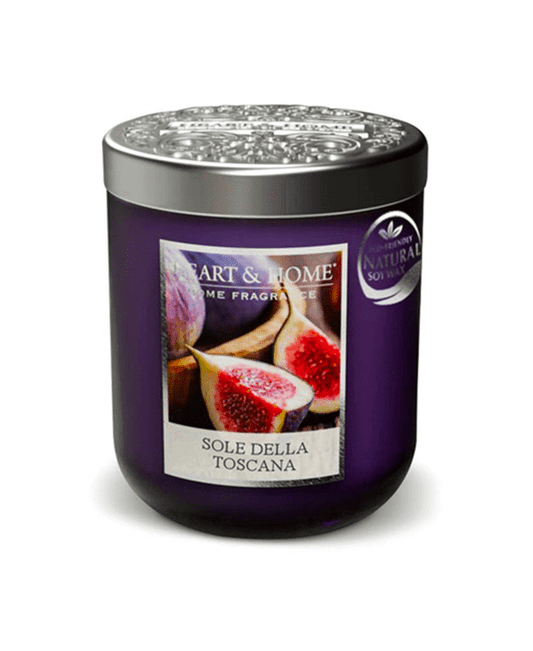Candela Heart & Home SOLE DELLA TOSCANA 115gr - Dolci pensieri gift