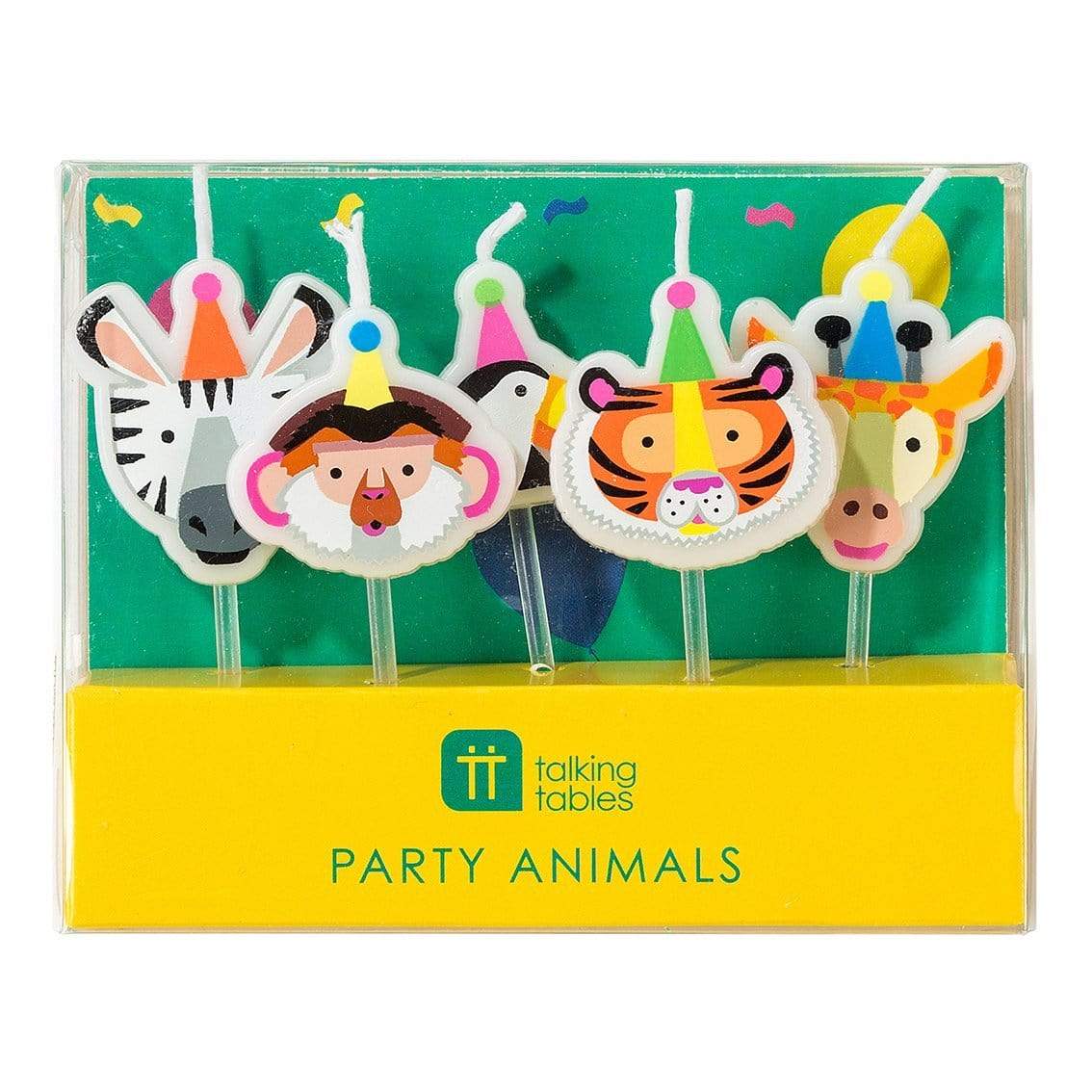 Candele animali da festa compleanno in cera 5 pezzi - Dolci pensieri gift