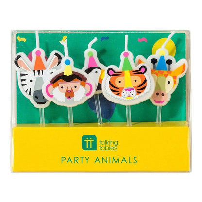 Candele animali da festa compleanno in cera 5 pezzi - Dolci pensieri gift