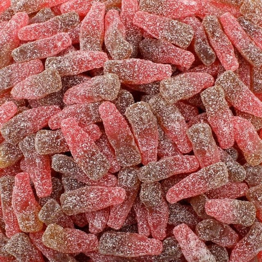 CARAMELLE GOMMOSE BOTTIGLIA CILIEGIA E COLA CONFEZIONE 100GR - Dolci pensieri gift