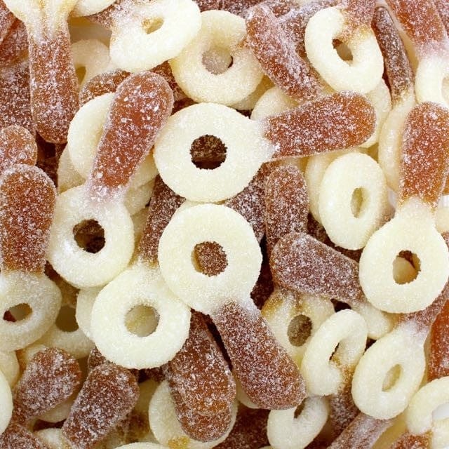 CARAMELLE GOMMOSE CHIAVI COLA FRIZZ GUSTO COLA CONFEZIONE DA 100GR - Dolci pensieri gift