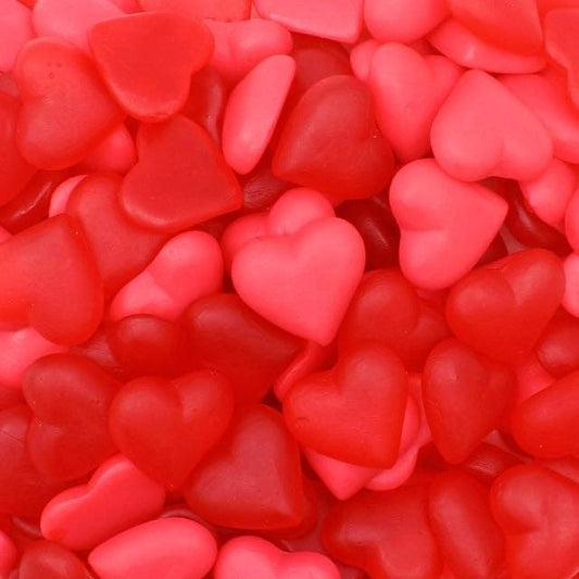 CARAMELLE GOMMOSE CUORE ROSSO TENERO MORBIDO CONFEZIONE 100GR - Dolci pensieri gift