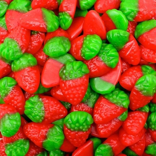 CARAMELLE GOMMOSE FRAGOLE TENERE CONFEZIONE 100GR - Dolci pensieri gift