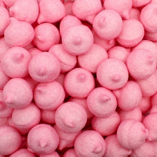 CARAMELLE GOMMOSE MARSHMALLOW ROSA MINI SOFFICI CONFEZIONE DA 100GR - Dolci pensieri gift