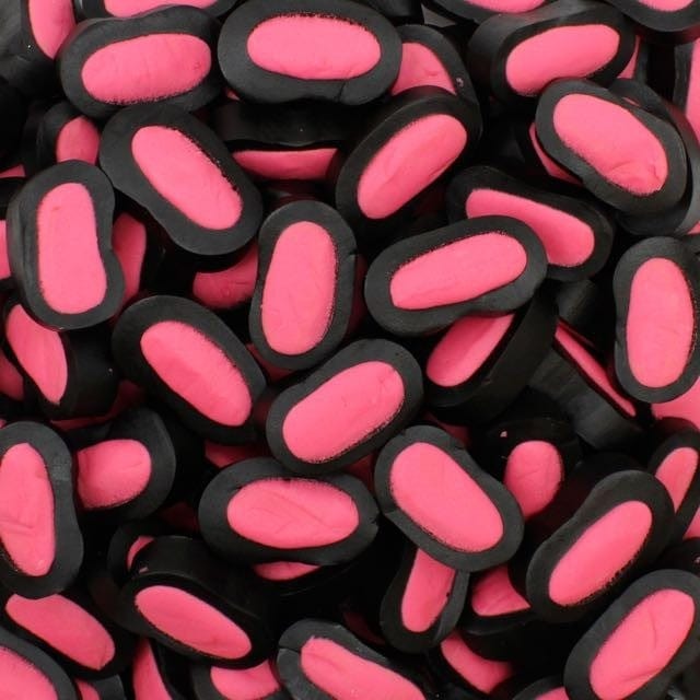 CARAMELLE GOMMOSE MATTONCINI FRAGOLA E LIQUIRIZIA CONFEZIONE 100GR - Dolci pensieri gift