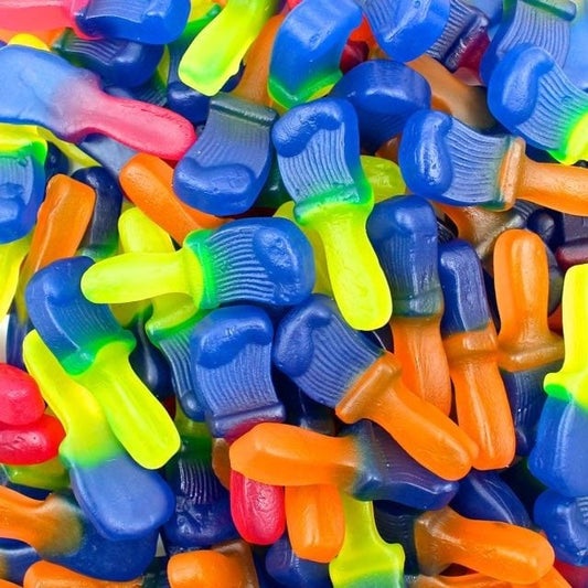 CARAMELLE GOMMOSE PENNELLI COLORATI COLORATI CONFEZIONE 100GR - Dolci pensieri gift