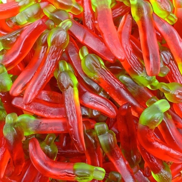 CARAMELLE GOMMOSE PEPERONCINO CONFEZIONE 100GR - Dolci pensieri gift