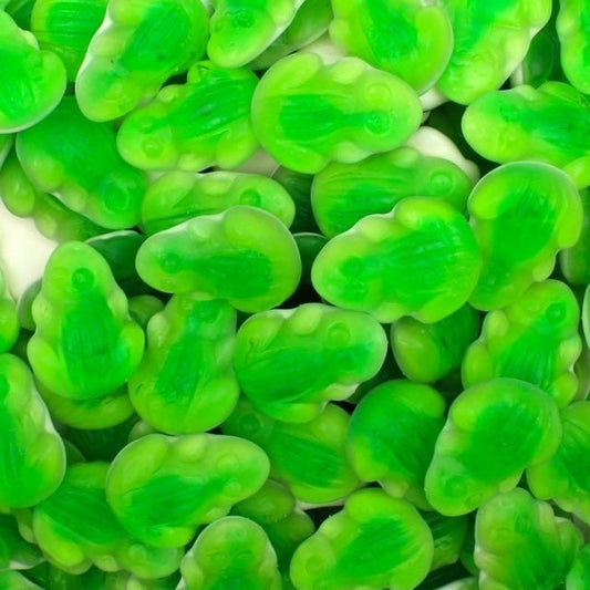 CARAMELLE GOMMOSE RANE VERDI ANANAS CONFEZIONE 100GR - Dolci pensieri gift