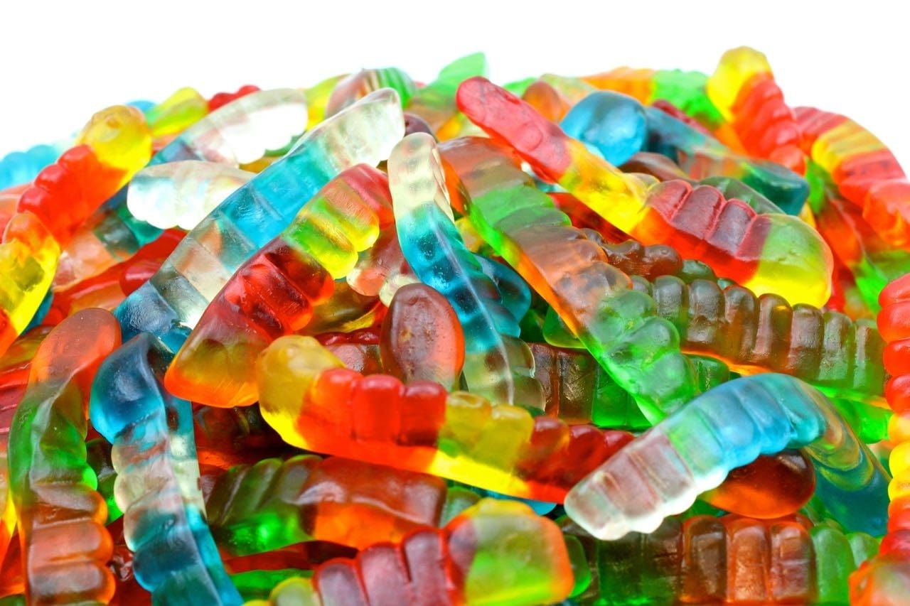 CARAMELLE GOMMOSE SERPENTI TENERI GOMMOSI COLORATI CONFEZIONE 100GR - Dolci pensieri gift