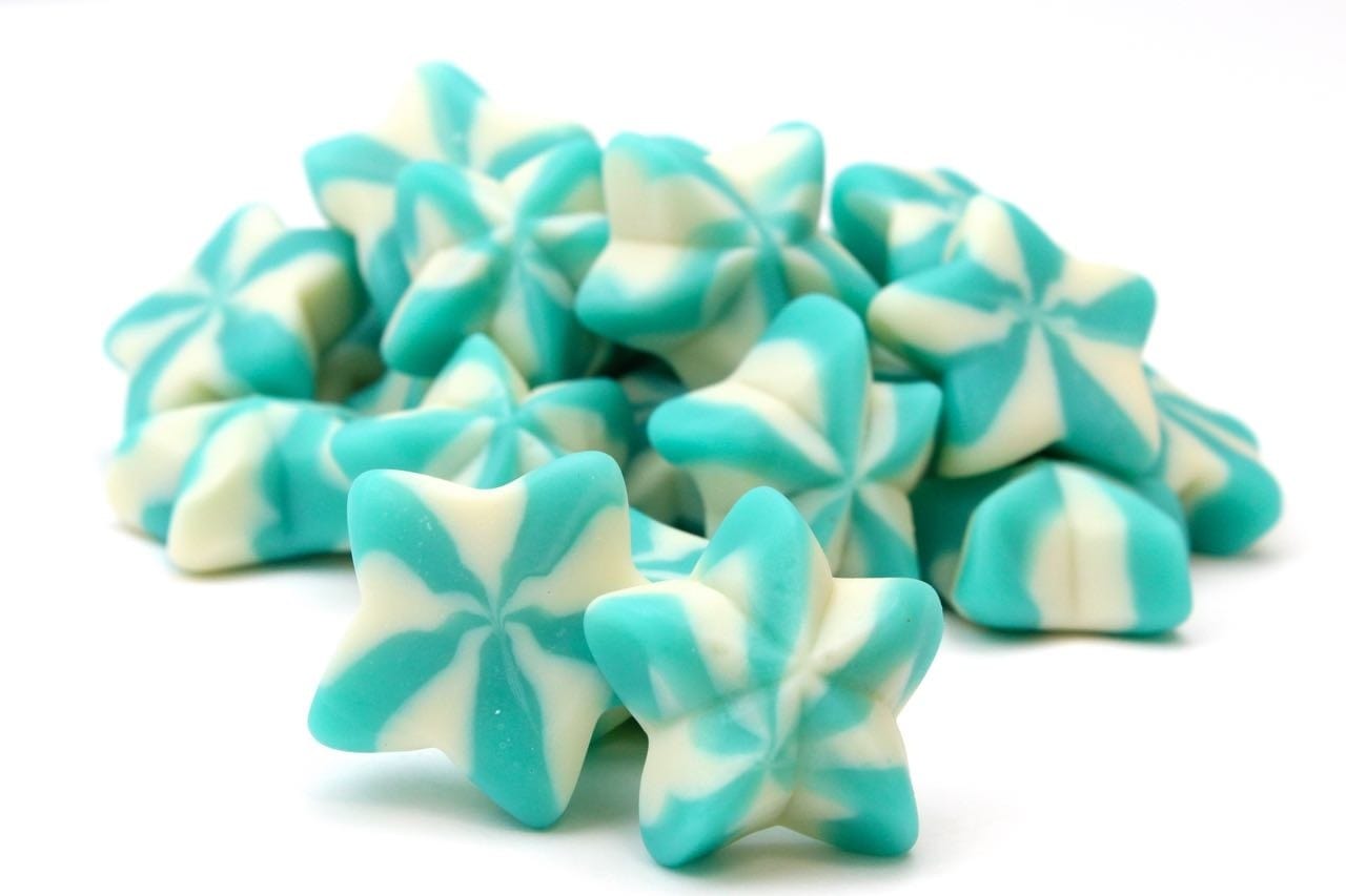 CARAMELLE GOMMOSE STELLA BLU E BIANCA CONFEZIONE 100GR - Dolci pensieri gift