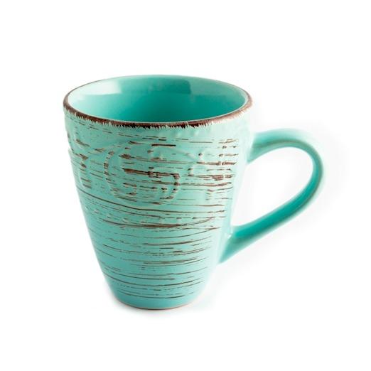 CASCINA Tazza Mug Colazione in Ceramica Colore Azzurro 400 cc - Dolci pensieri gift
