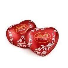 SAN VALENTINO Cioccolatino Lindt Lindor Cuore Rosso al latte Confezione 100gr - Dolci pensieri gift