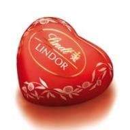 SAN VALENTINO Cioccolatino Lindt Lindor Cuore Rosso al latte Confezione 100gr - Dolci pensieri gift