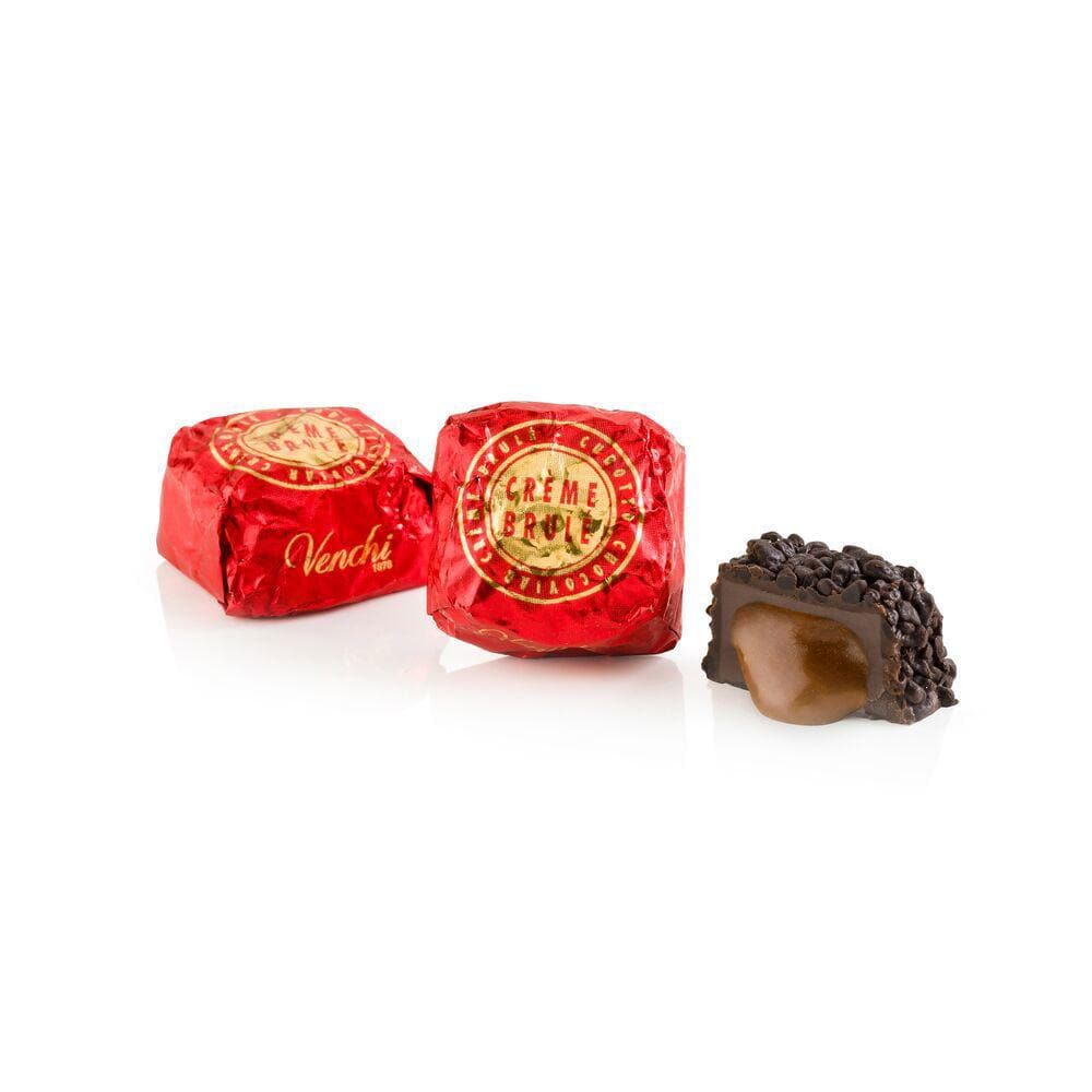 Cioccolato VENCHI Chocoviar Creme Brulèe ricoperti da cioccolato fondente confezione 100gr - Dolci pensieri gift