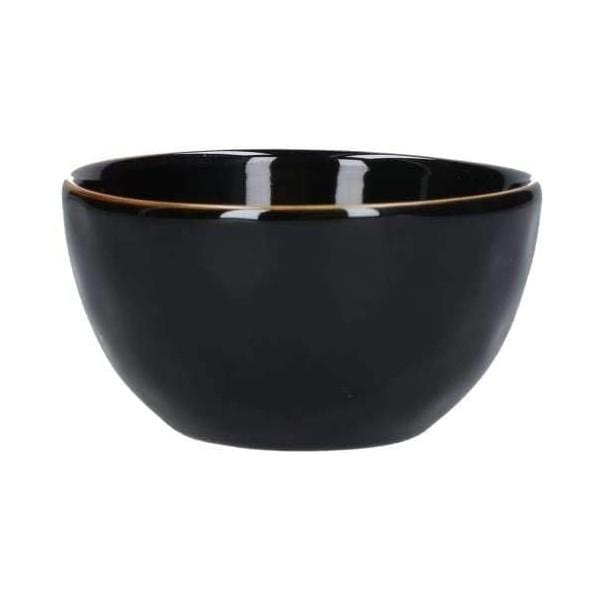 Ciotola , Coppetta macedonia cm 7 , colore nero lucido - Dolci pensieri gift