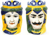 Collezione Bomboniere Teste di Moro in Ceramica Colorata - Dolci pensieri gift