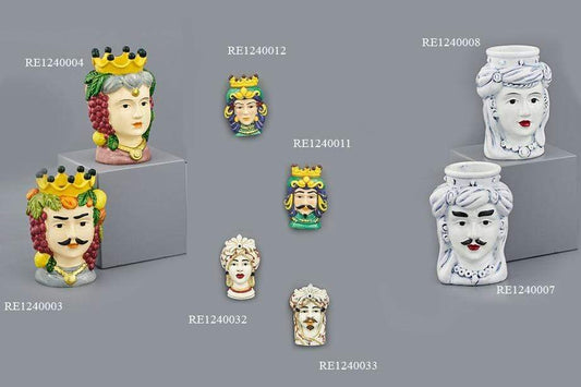 Collezione Teste di Moro Bomboniere in Resina Assortite - Dolci pensieri gift