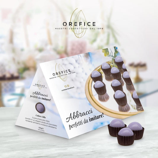 Dolci pensieri gift Confetti Abbracci Orefice Lilla 500g