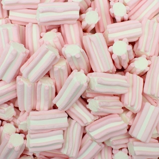 Copia del CARAMELLE GOMMOSE MARSHMALLOW STRIATO BIANCO ROSA CONFEZIONE DA 100GR - Dolci pensieri gift