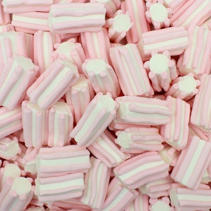 Copia del CARAMELLE GOMMOSE MARSHMALLOW STRIATO BIANCO ROSA CONFEZIONE DA 100GR - Dolci pensieri gift