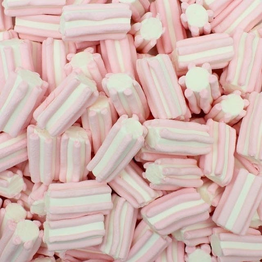 Copia del CARAMELLE GOMMOSE MARSHMALLOW STRIATO BIANCO ROSA CONFEZIONE DA 100GR - Dolci pensieri gift