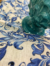CROAZIA Runner maioliche blu 40 x 140 cm in cotone Made in italy - Dolci pensieri gift