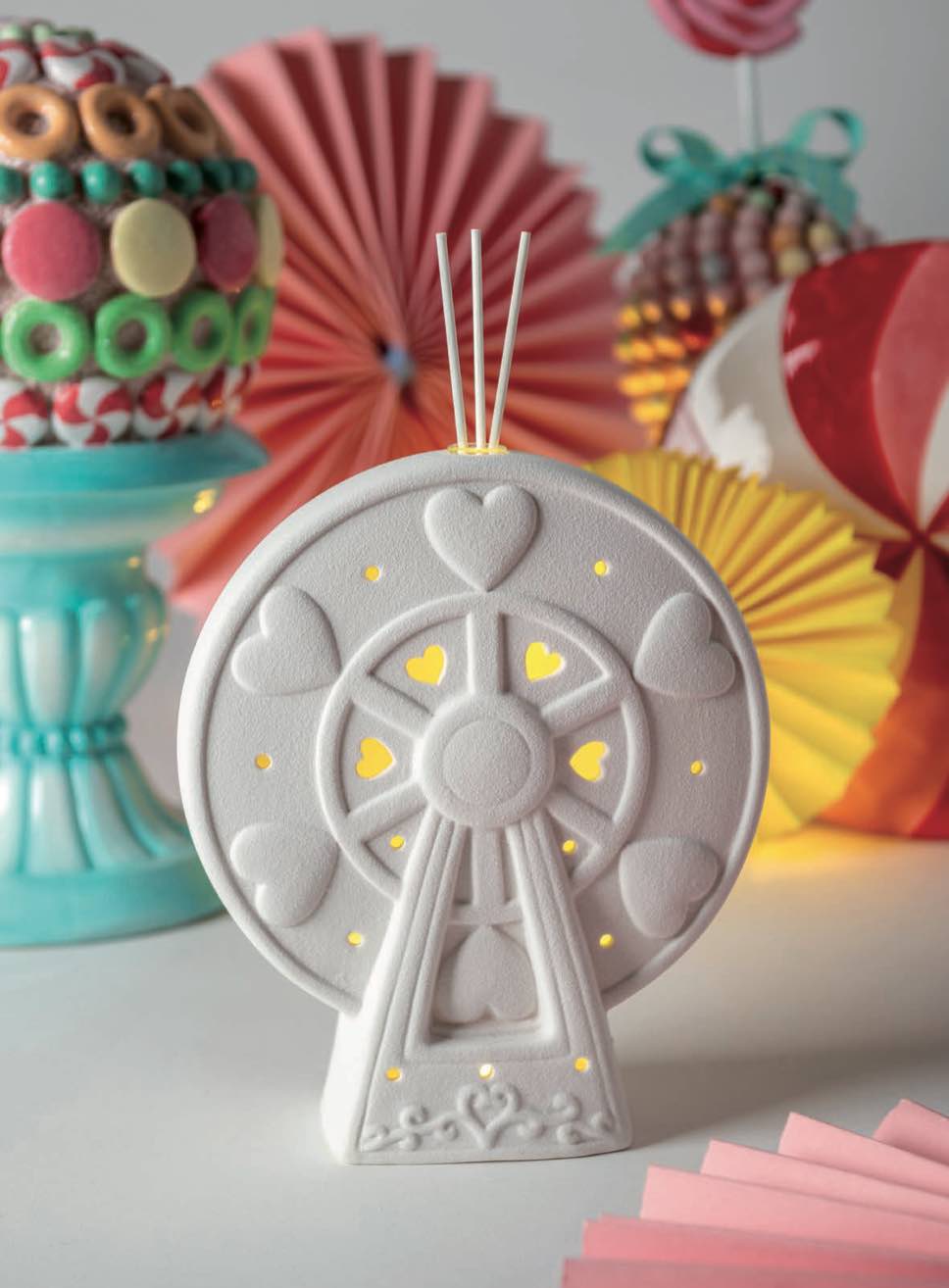 Dolci pensieri gift DIFFUSORE DI PROFUMO BIANCO RUOTA PANORAMICA "LUNA PARK" AD REGALI