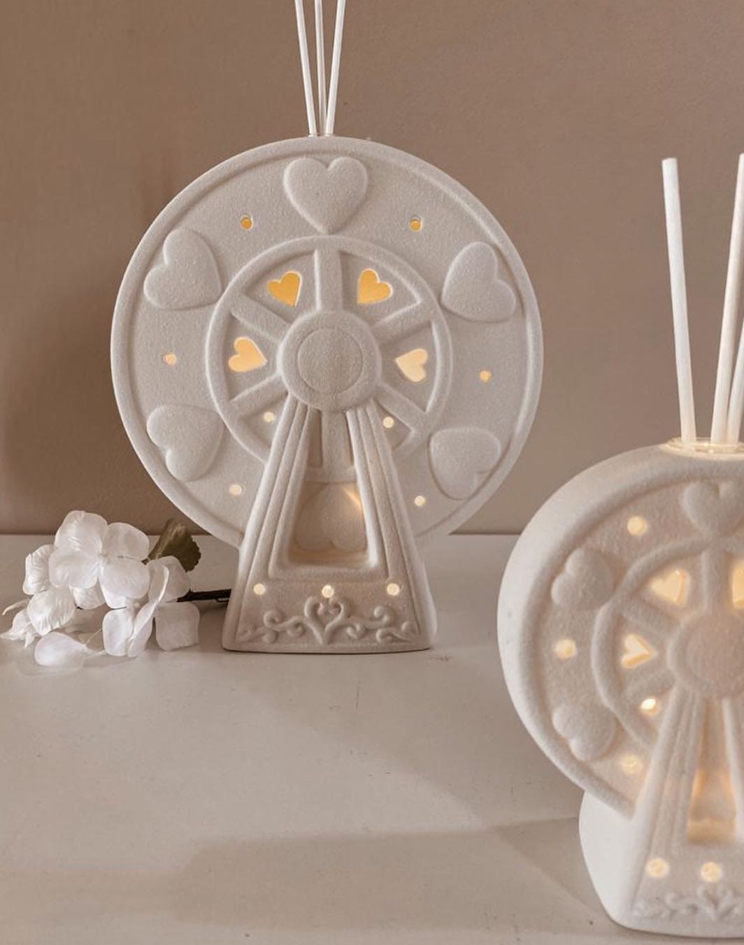 Dolci pensieri gift DIFFUSORE DI PROFUMO BIANCO RUOTA PANORAMICA "LUNA PARK" AD REGALI