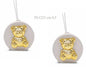 Dolci pensieri gift DIFFUSORE ORSETTO BOMBONIERA PORCELLANA ORO CM 9,5