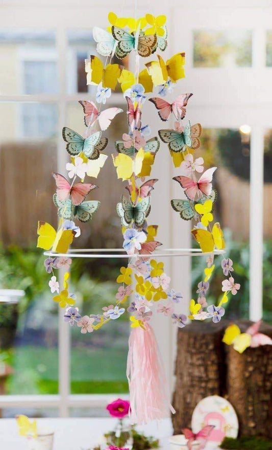 Farfalle Festone Decorazione Lampadario multicolor 83 cm - Dolci pensieri gift