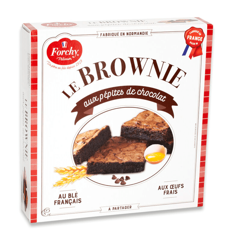 Forchy Torta Brownie con Gocce di Cioccolato Pronta da Servire – 1 x 285 Grammi - Dolci pensieri gift