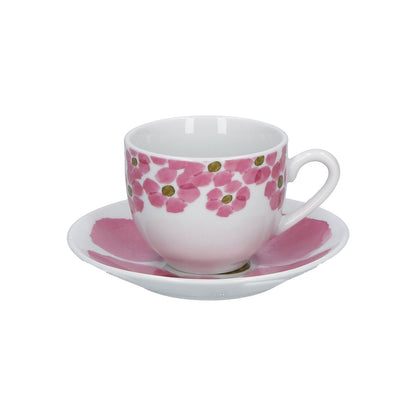 Gallipoli Set 6 Tazzine da Caffè con Piattino in Porcellana - Dolci pensieri gift