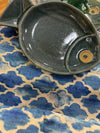 GRECIA Runner maioliche blu 40 x 140 cm in cotone Made in italy - Dolci pensieri gift