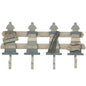 Ischia appendiabiti 4 ganci con Faro Spiaggia in Legno 39,5x55x5cm - Dolci pensieri gift