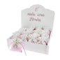 KIT " E′ NATA UNA BIMBA " + 48 PZ BUSTINA PRINCESS ROSA 10X13 - Dolci pensieri gift