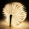 Lampada Libro luminoso apertura 360° con copertina magnetica 10x8 cm - Dolci pensieri gift