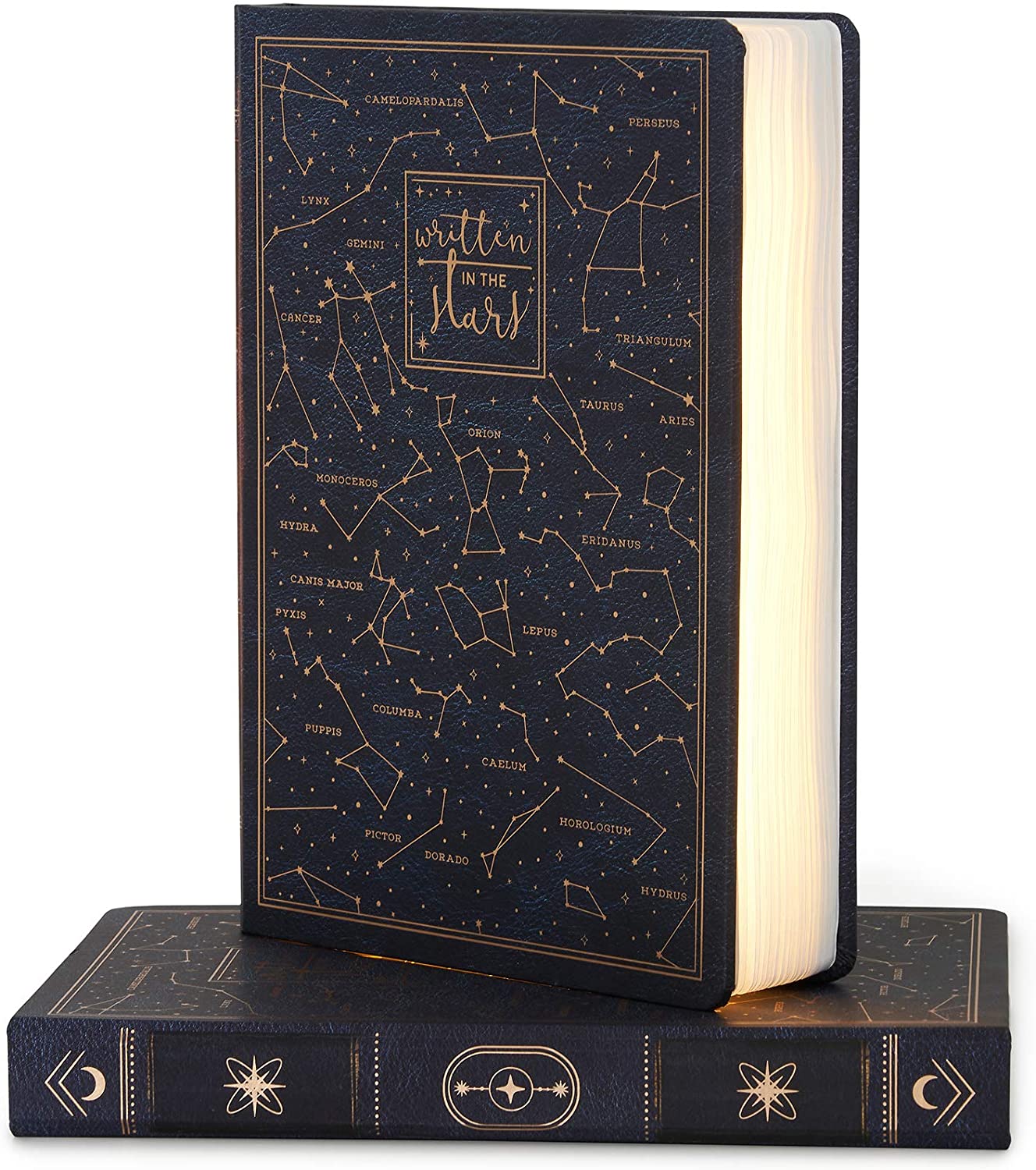 Lampada Libro luminoso apertura 360° con copertina magnetica 10x8 cm - Dolci pensieri gift