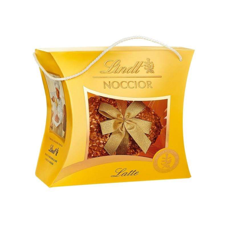 Lindt - Noccior al Latte - 390g Uovo di Pasqua nocciolato giallo - Dolci pensieri gift